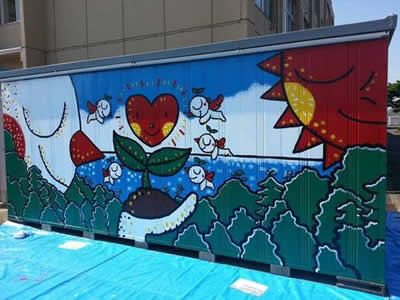 2014年 完成した壁画