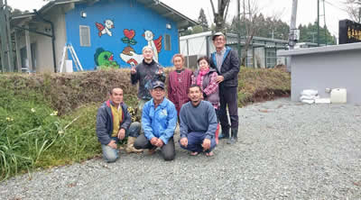 2016年 壁画制作の様子