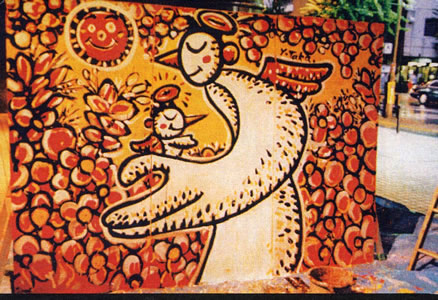 ライブペインティング 場所確認中